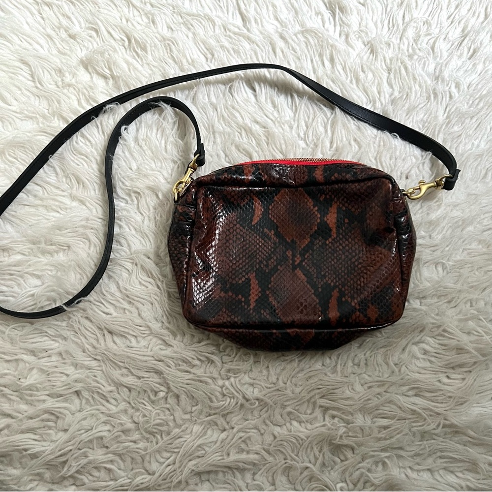 Clare V Midi Sac - Snakeskin